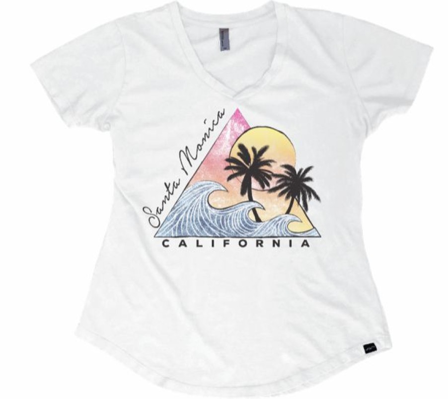 Women * | Hedwig Santa Monica T-Shirt Top Selling White