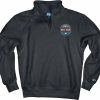 Men * | Overpower Big Sur 1/4 Zip Sweatshirt Special Midnight