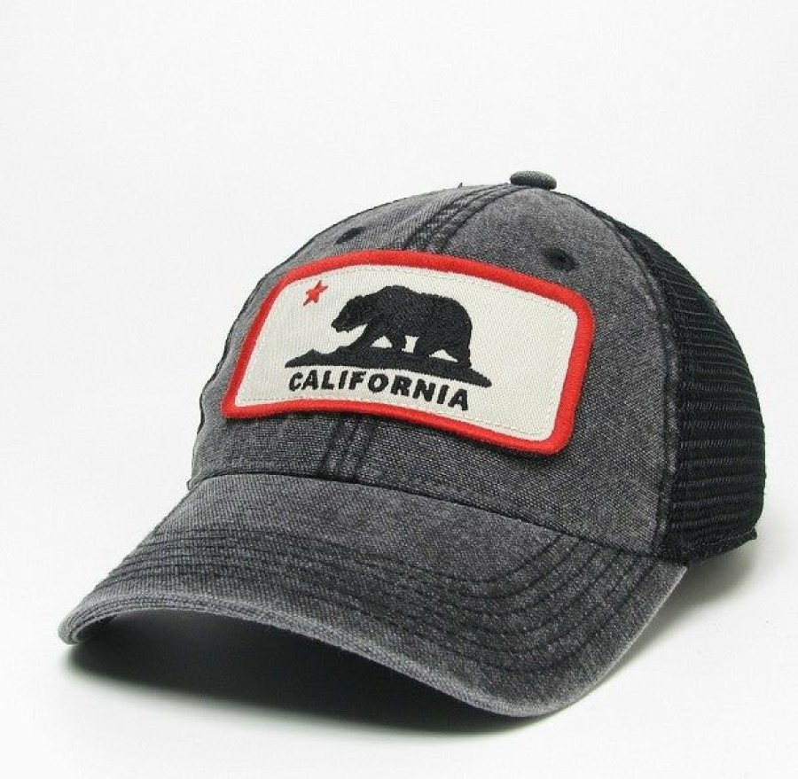 Accessories * | California Patch Trucker Hat Wholesale Black