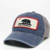 Accessories * | California Patch Trucker Hat Sale Online Navy/Grey