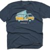 Men * | Out Of Reach Santa Barbara T-Shirt Wholesale Indigo