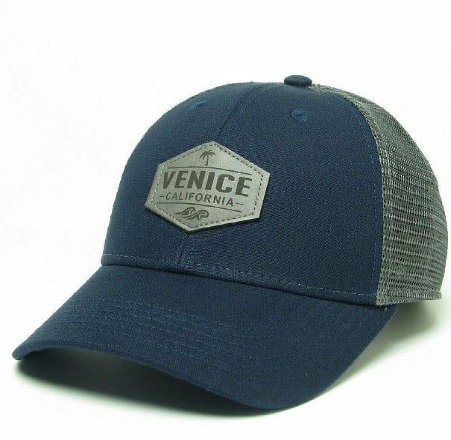 Accessories * | Venice Academy Trucker Hat Reliable Quality Navy/Dark Grey Trucker