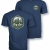 Men * | Hex Trees Big Sur T-Shirt Sale Online Navy