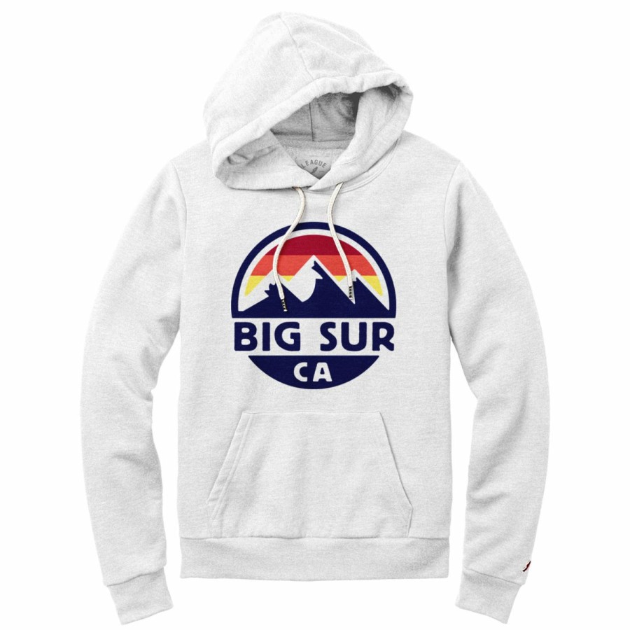 Women * | Big Sur Fall Womens Hooded Sweatshirt Top Selling White