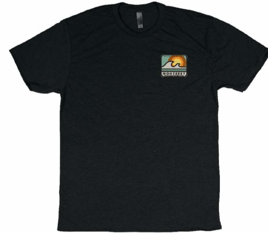 Men * | Pillow Talk Wave Monterey T-Shirt Best-Selling Black