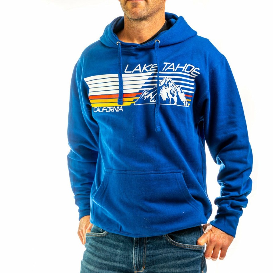 Men * | Con Mach 3 Lake Tahoe Hooded Sweatshirt Cheap Online Royal