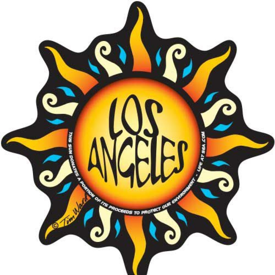 Accessories * | Los Angeles Sun Sticker Wholesale