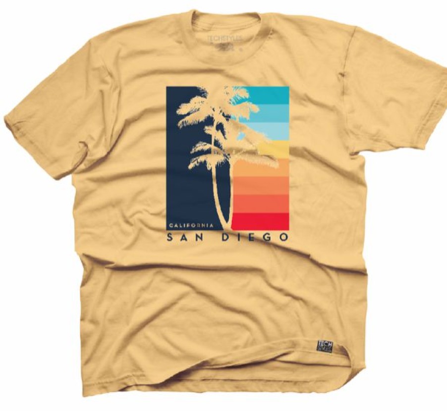 Men * | Radical San Diego Palm T-Shirt Wholesale Gooseberry