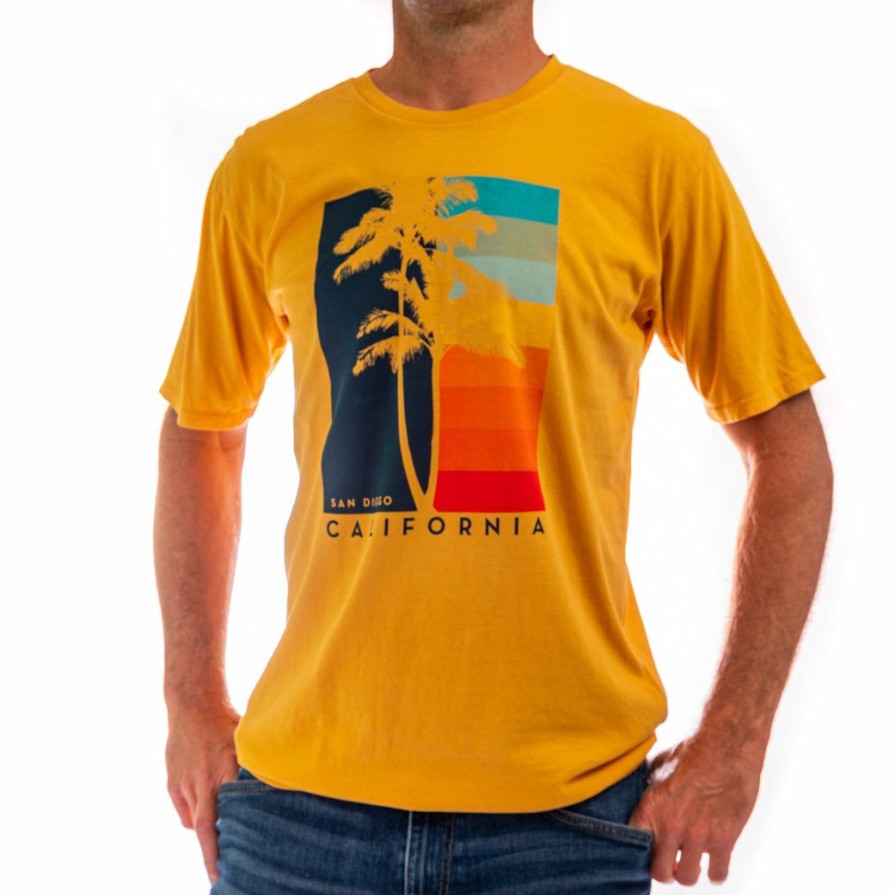 Men * | Radical San Diego Palm T-Shirt Wholesale Gooseberry