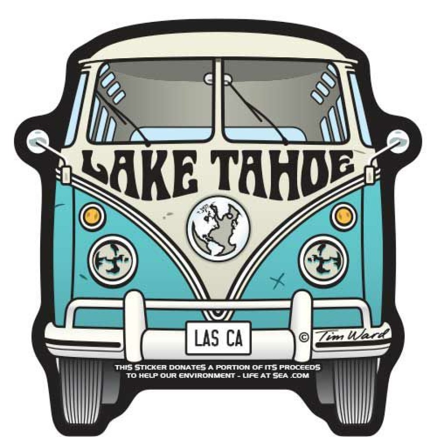 Accessories * | Lake Tahoe Vw Bus Front Sticker Good Quality