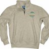 Men * | Rivalry Big Sur 1/4 Zip Sweatshirt Classical Oatmeal