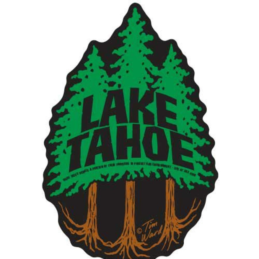 Accessories * | Lake Tahoe 3 Trees Sticker Special