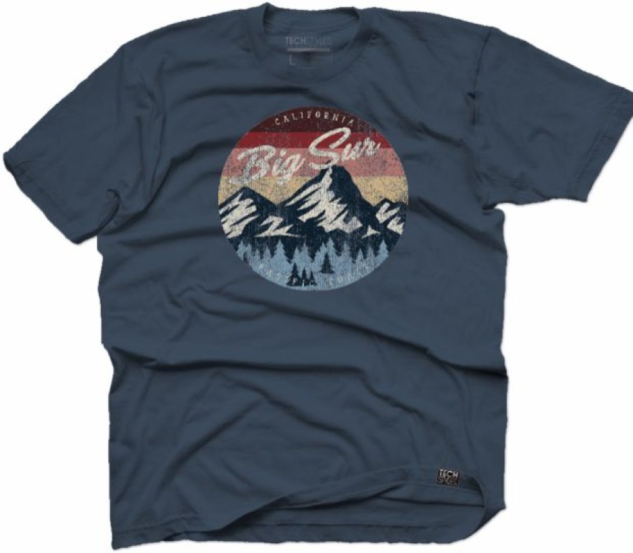 Men * | Big Sur Remodel T-Shirt Classical Indigo