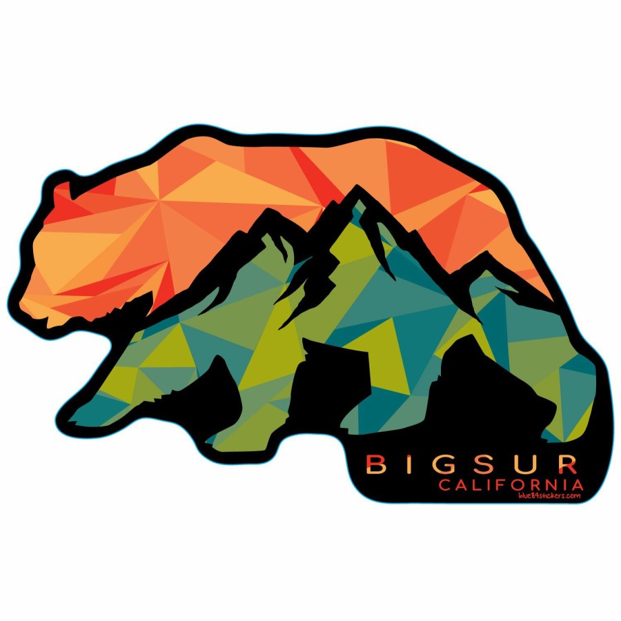 Accessories * | Remnant Bear Mountains Big Sur Mini Sticker Online Sales