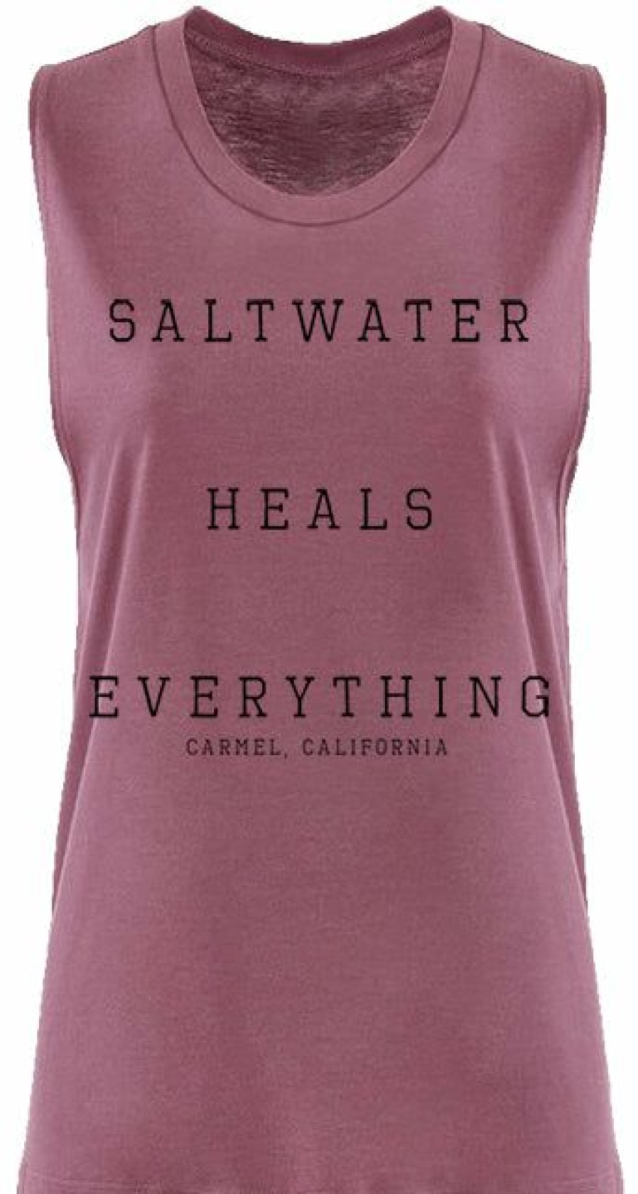 Women * | Saltwater Heals Everything Carmel Tank Top Sale Online Shiraz