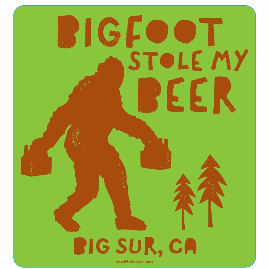 Accessories * | Stolen Bigfoot Beer Big Sur Sticker Best-Selling