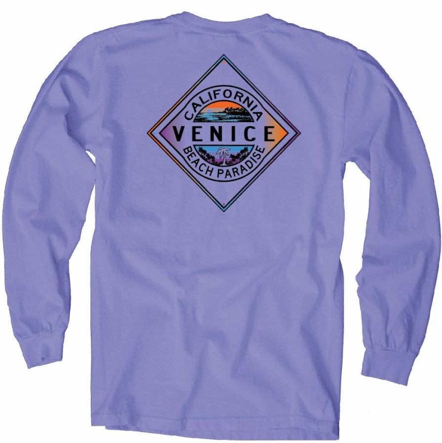 Men * | Switchback Palms Venice Long Sleeve T-Shirt Discount Online Peri