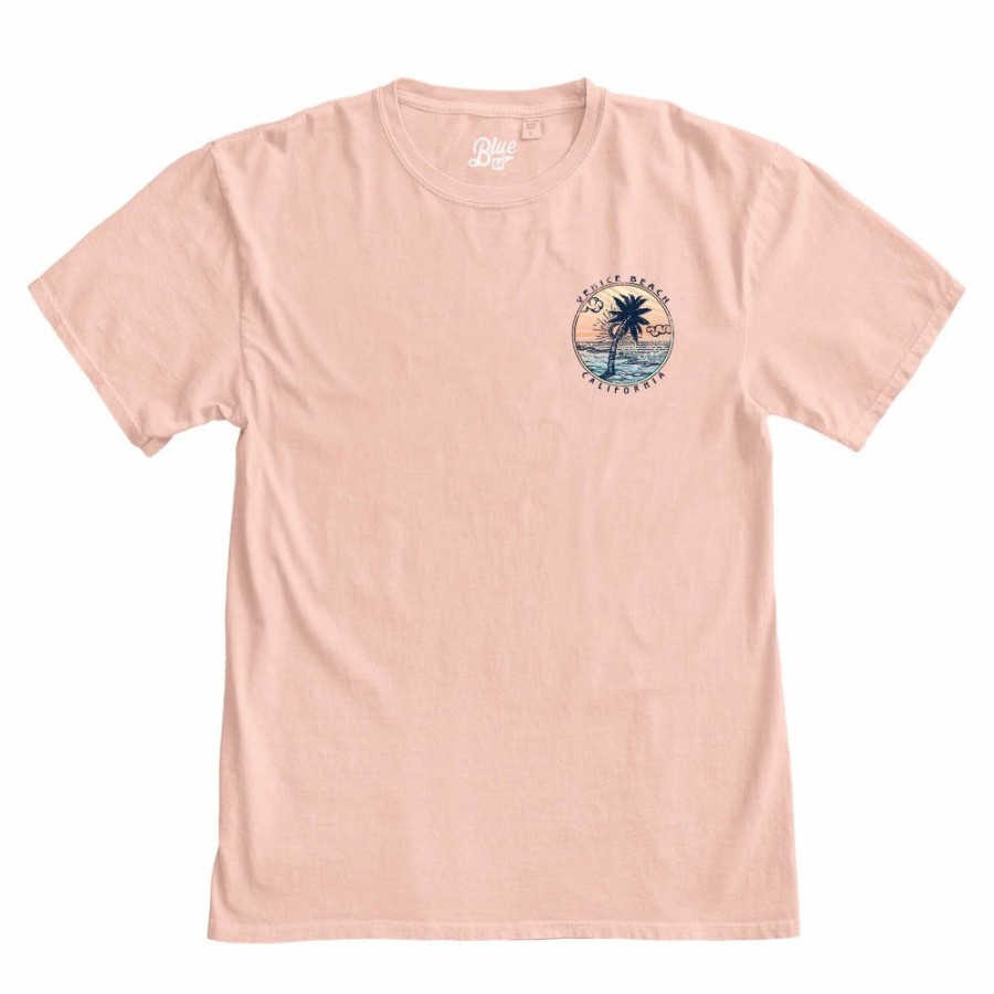 Men * | Pickled Palm Venice Beach T-Shirt Hot Sale Shell Pink