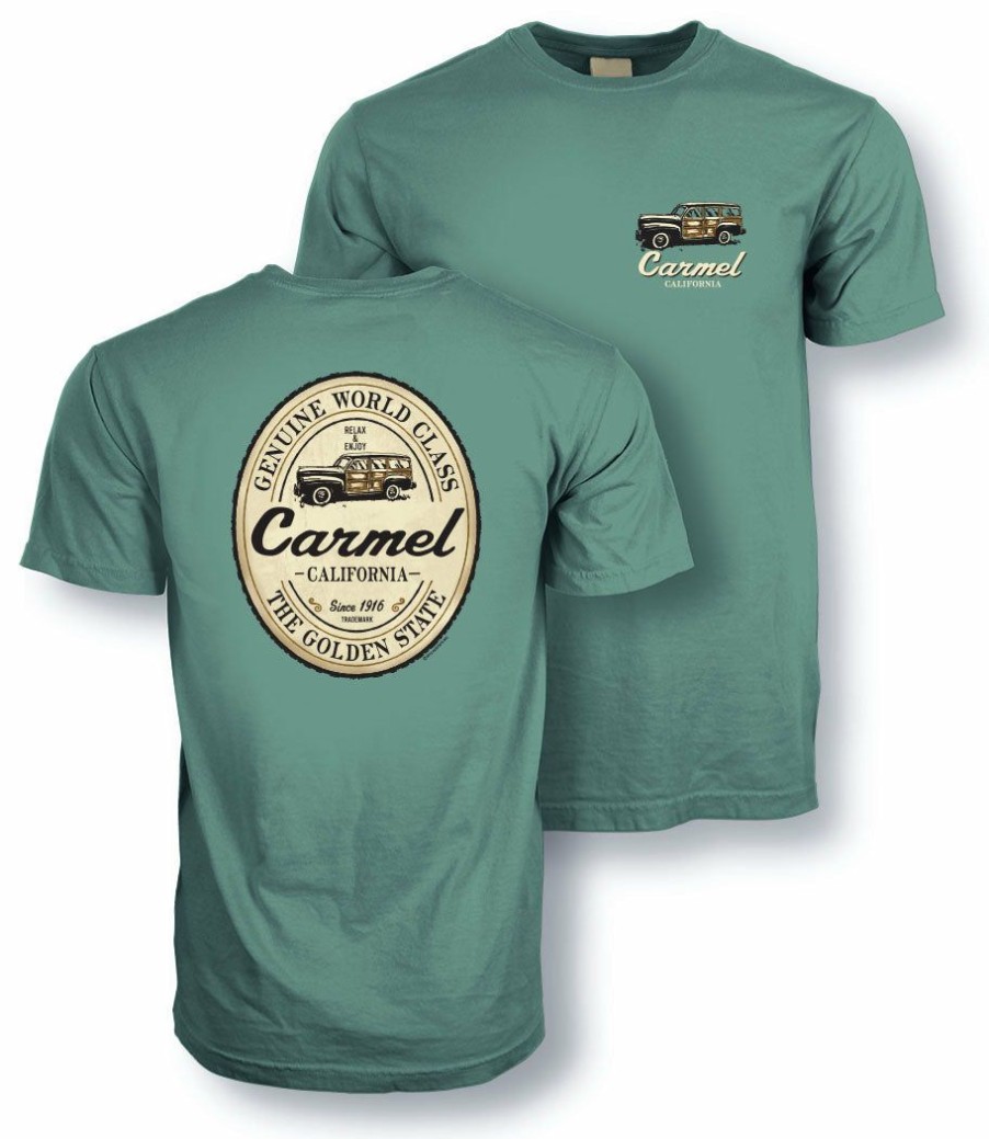 Men * | Pi Label Carmel Woody T-Shirt Top Selling Newport Green