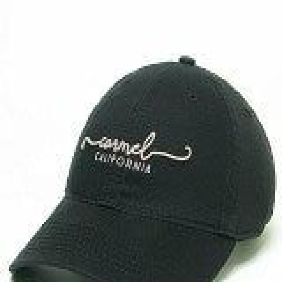 Accessories * | Simple Script Carmel Hat Bargain Sale Black