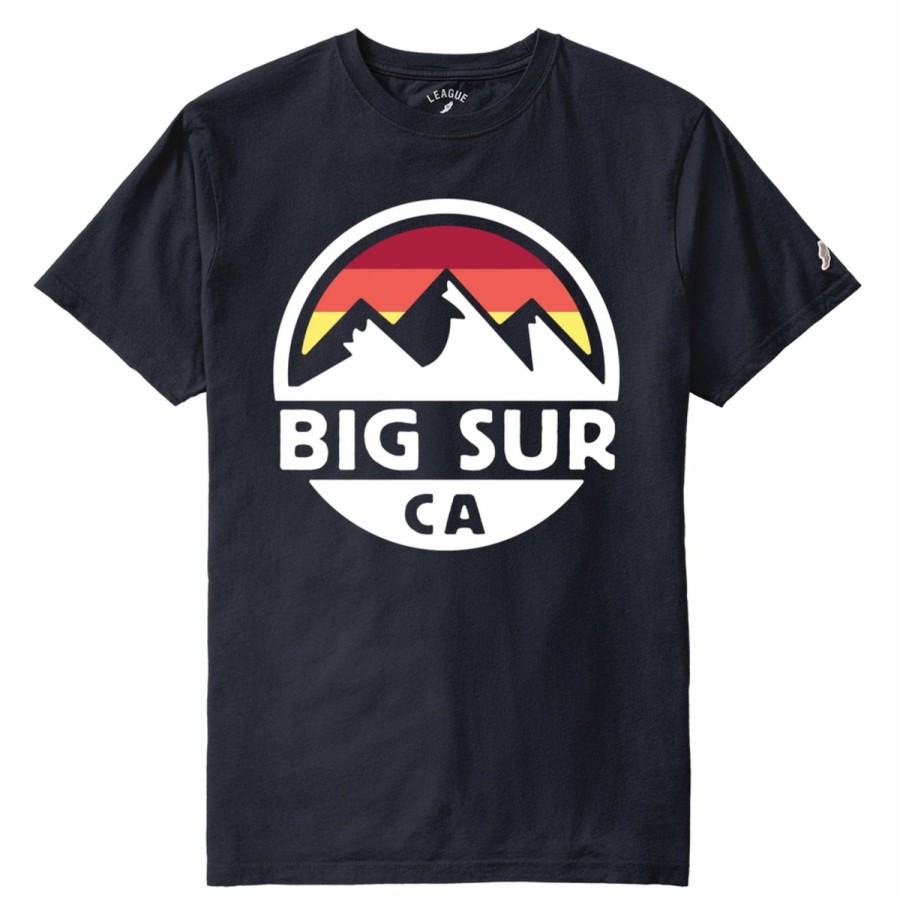 Men * | Big Sur Fall T-Shirt Cheap Online Navy