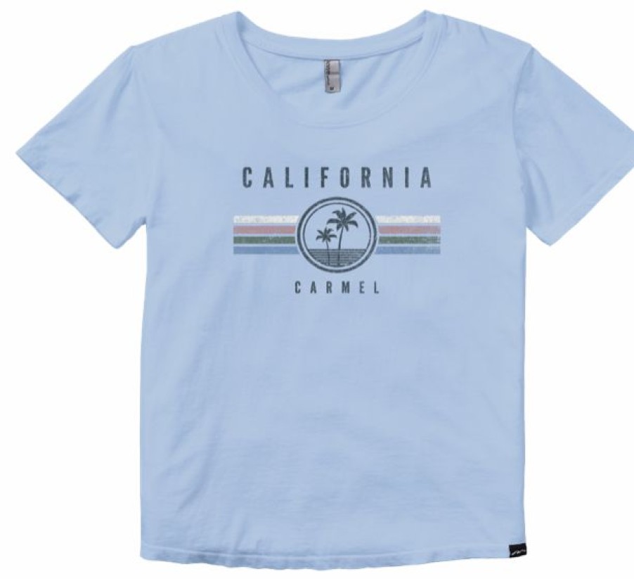 Women * | Picture Carmel T-Shirt Special Crystal Blue