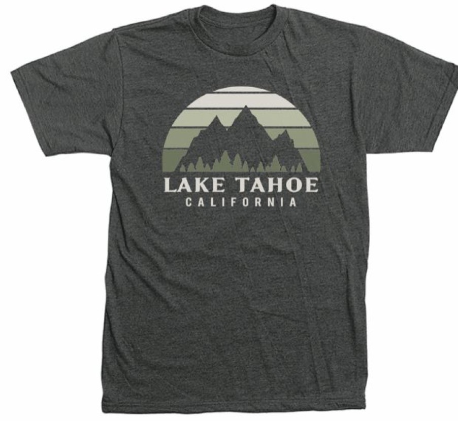 Men * | Navaro Lake Tahoe T-Shirt New Threads Charcoal