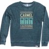 Women * | Jackpot Carmel Crewneck Sweatshirt Hot Sale Peacock