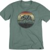 Men * | Radical Round Santa Barbara T-Shirt Good Quality Moss