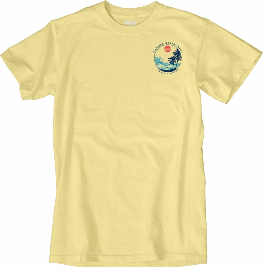 Men * | Coastal Club Wave Carmel T-Shirt Reliable Quality Butter