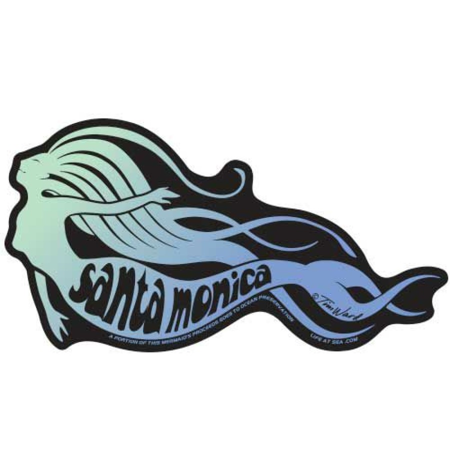 Accessories * | Santa Monica Mermaid Sticker Good Quality