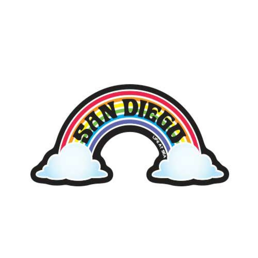 Accessories * | San Diego Rainbow Small Sticker Special