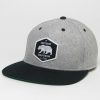 Accessories * | Lake Tahoe High Pro Hat Hot Selling Grey Wool/Black