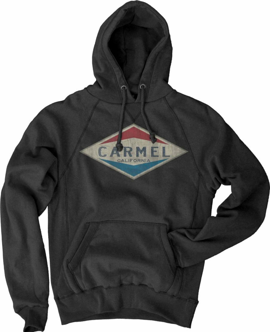 Men * | Slick Valve Carmel Hooded Sweatshirt Sale Online Black