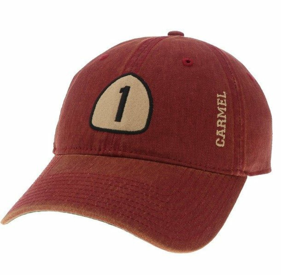 Accessories * | Highway 1 Vintage Carmel Hat Reliable Quality Cardinal Red