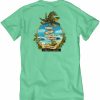 Men * | Surf Signs California T-Shirt Discount Online Seafoam