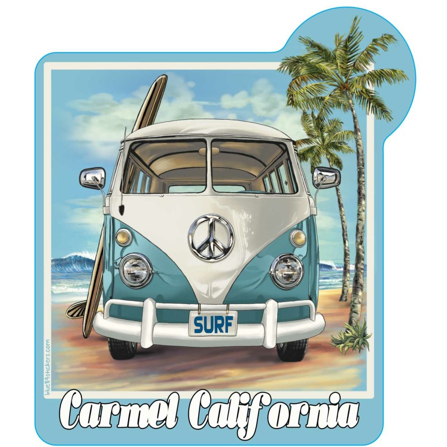 Accessories * | Union Surf Van Carmel Sticker Sale Online