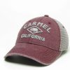 Accessories * | Diamond Carmel Trucker Hat Best-Selling Burgundy