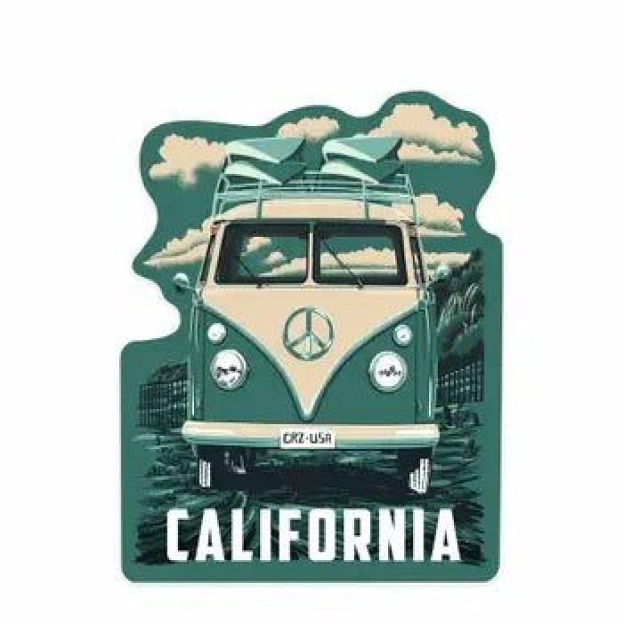 Accessories * | California Camper Van Small Sticker Sale Online