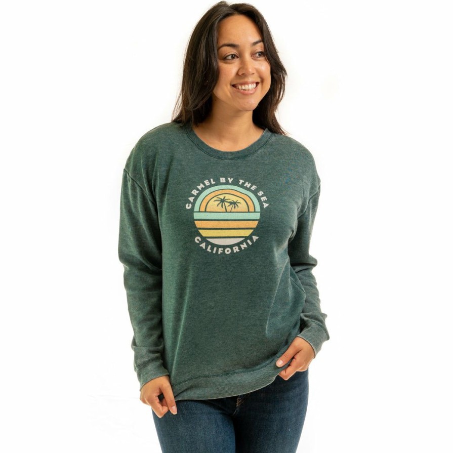 Women * | Bureau Carmel Crewneck Sweatshirt Classical Peacock