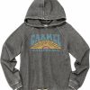 Women * | Day Dreamer Carmel Hooded Sweatshirt Cheap Online Charcoal