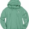 Women * | Wind Line Wave California Hooded Sweatshirt Cheap Online Lagoon