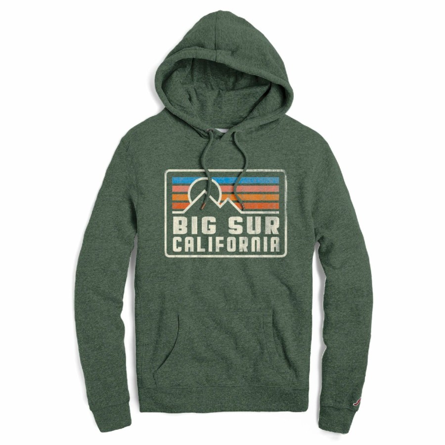 Men * | Big Sur Highpoint Hooded Sweatshirt Latest Hunter Green