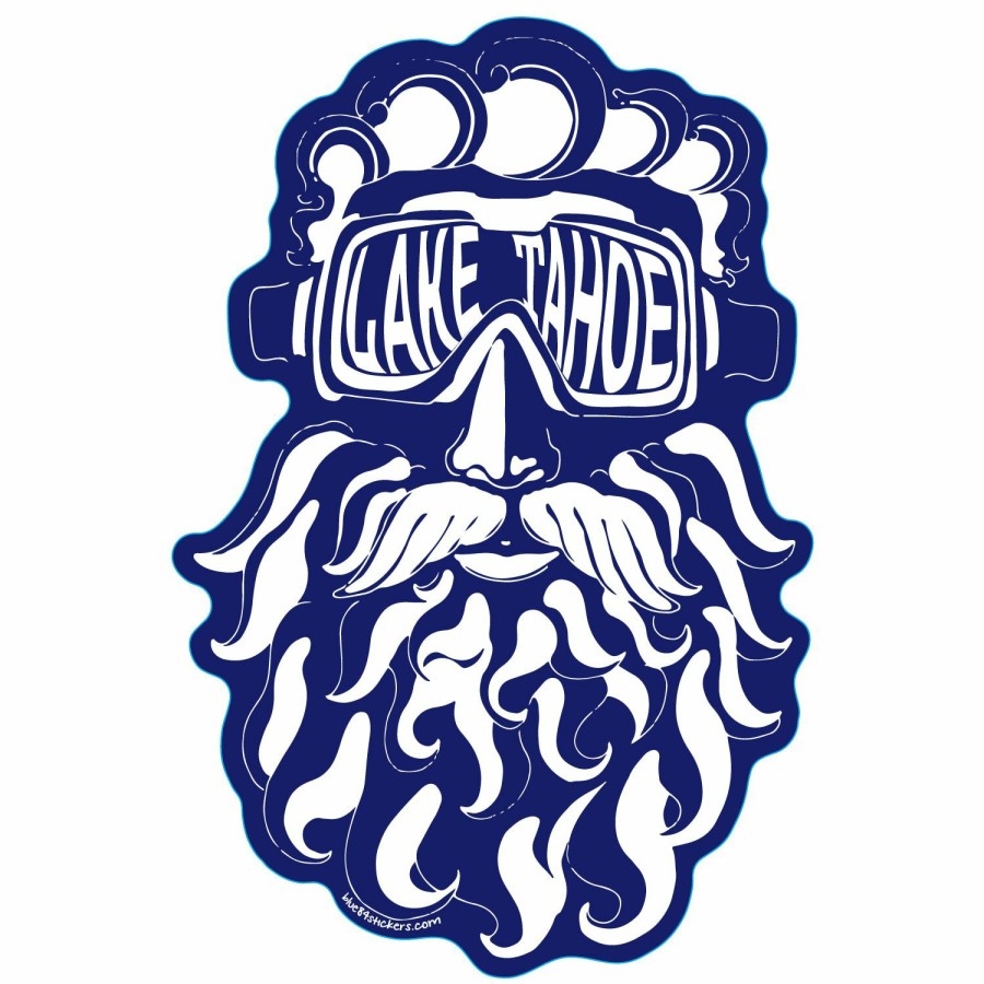 Accessories * | Beardy Lake Tahoe Sticker Sale