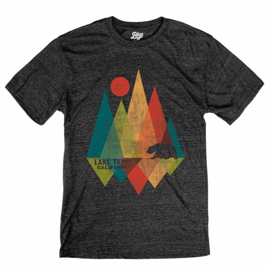 Men * | Shard Mountain Lake Tahoe T-Shirt Hot Selling Black