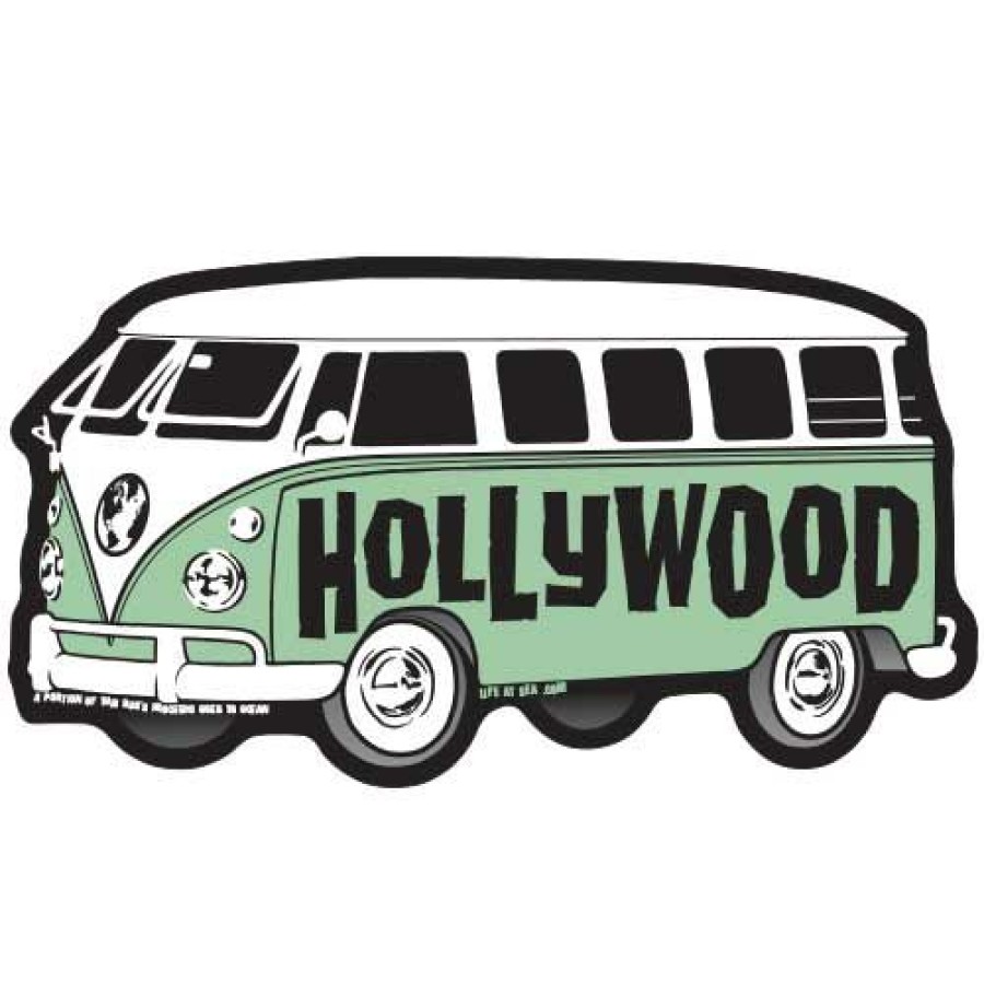 Accessories * | Hollywood Vw Bus Sticker Hot Sale