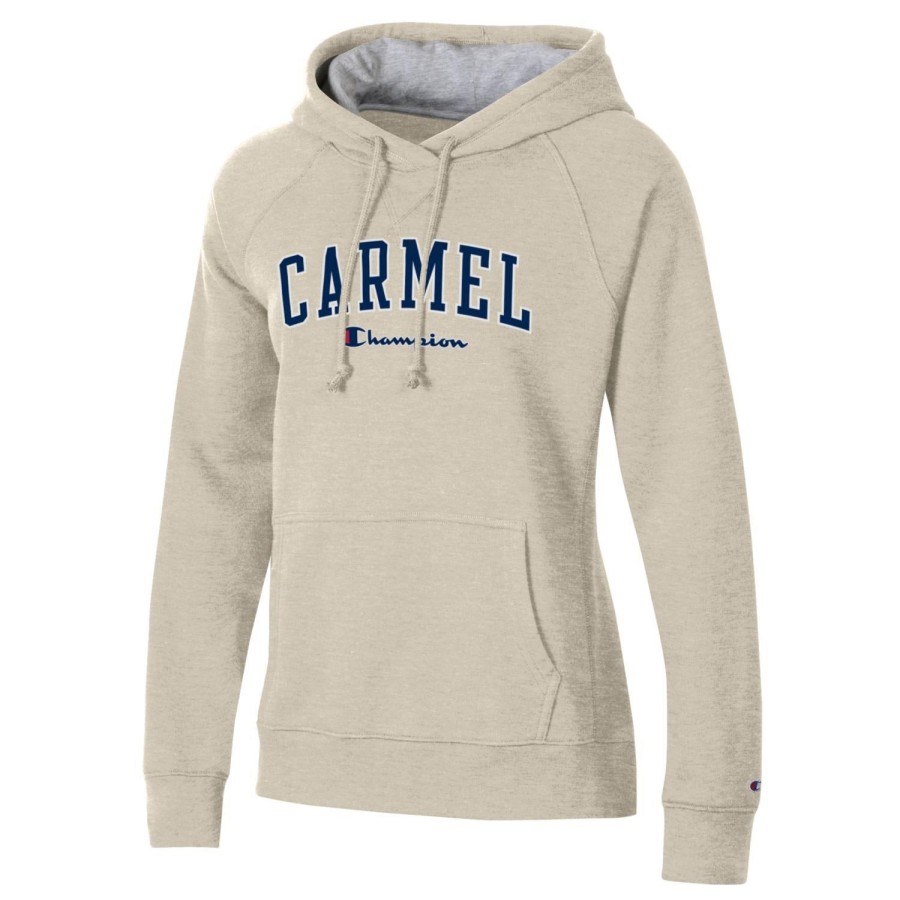 Women * | Champion Carmel Hooded Sweatshirt Cheap Online Oatmeal