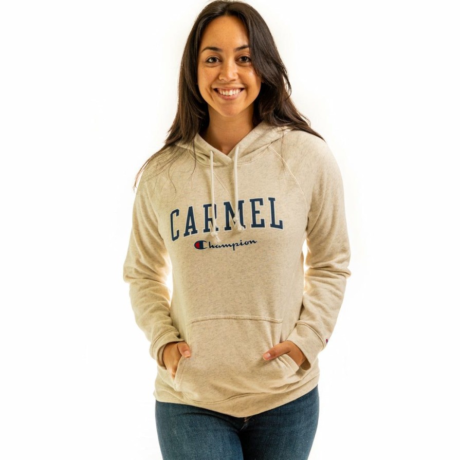 Women * | Champion Carmel Hooded Sweatshirt Cheap Online Oatmeal