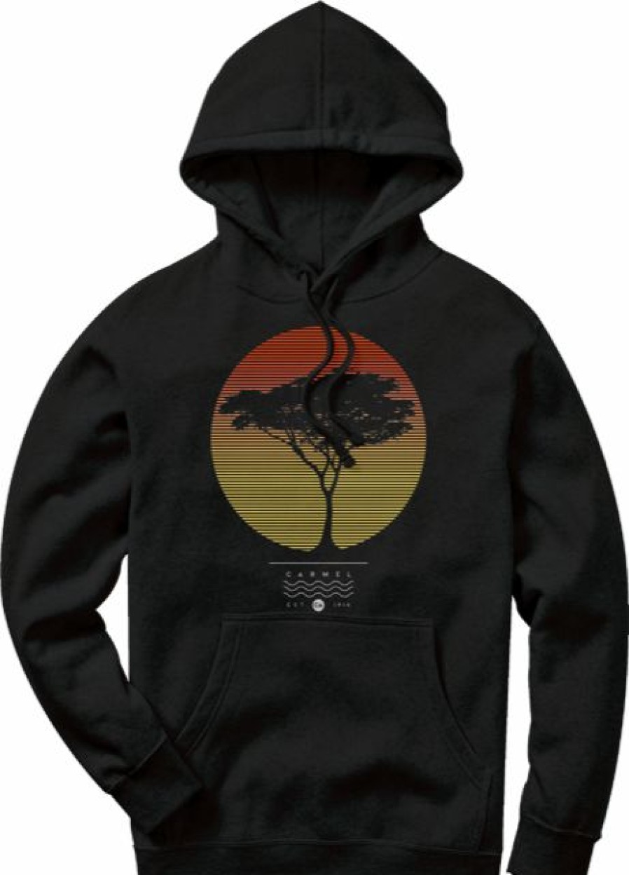 Men * | Palm Sunday Cypress Carmel Hooded Sweatshirt Wholesale Black