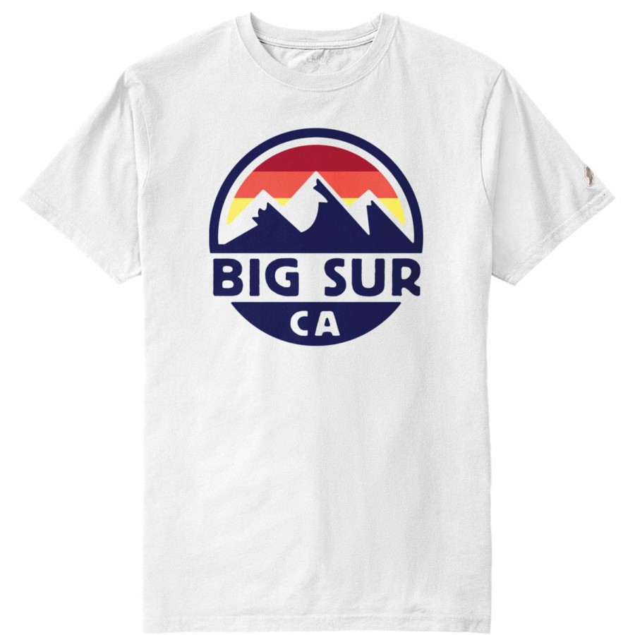 Men * | Big Sur Fall T-Shirt Hot Sale White